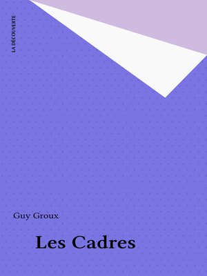 cover image of Les Cadres
